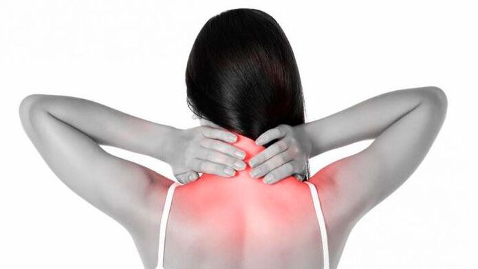 больові відчуття в області шиї і плечей при шийному остеохондрозі